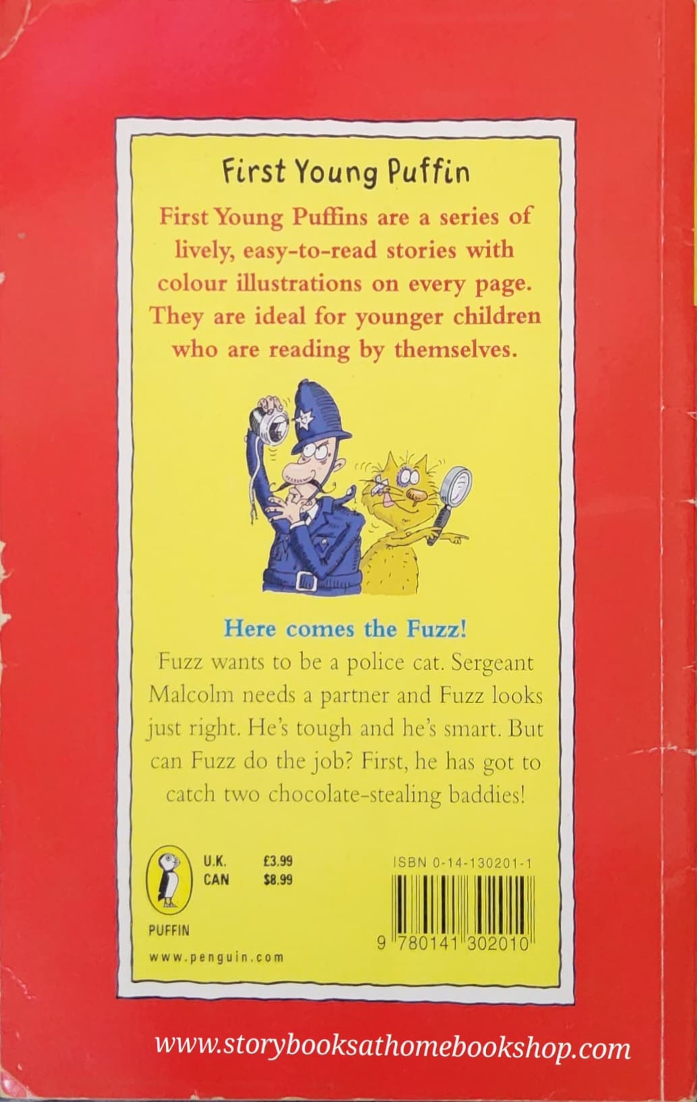 หนังสือนิทานปกอ่อน** ♥️FIRST YOUNG PUFFIN:POLICE CAT FUZZ
