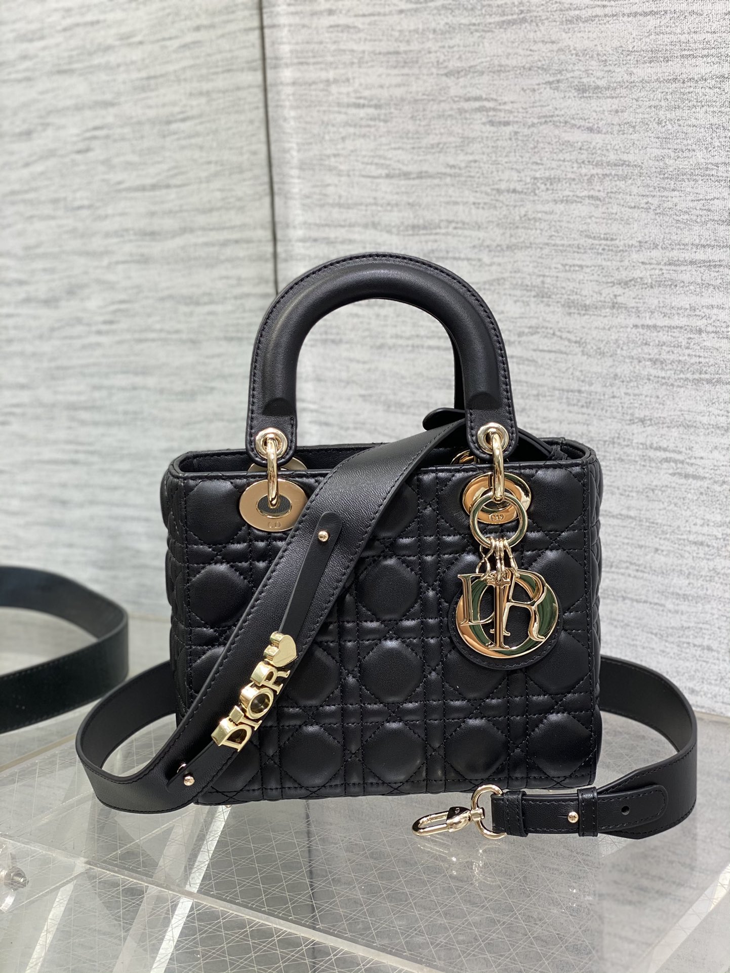 [Pre-order] Small Lady Dior My ABCDior Bag Black Cannage Lambskin 20cm งานเกรด Vip คุณภาพดีที่สุด