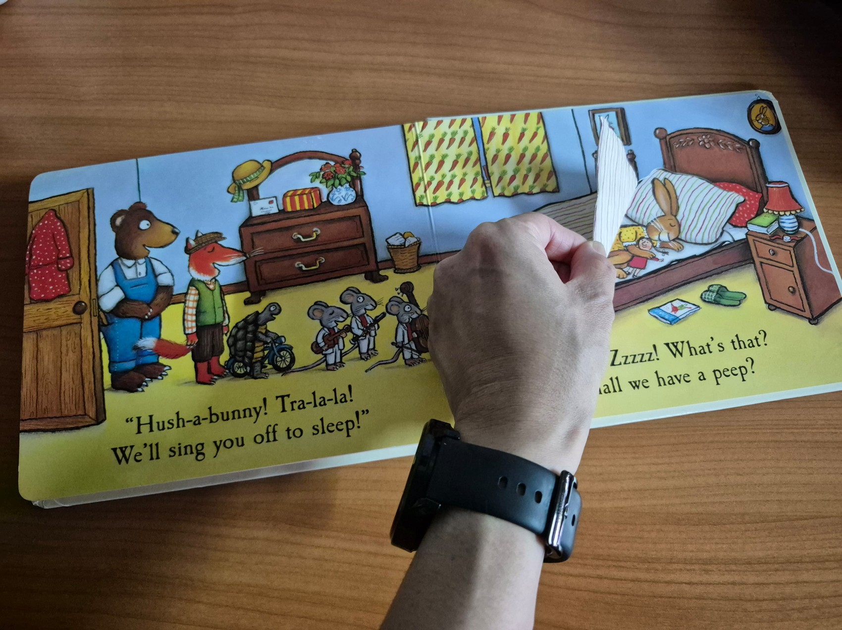 LIFT THE FLAP BOARD BOOK** 🍅🍓 RABBIT'S NAP BY JULIA DONALDSON.AXEL SCHEFFLER