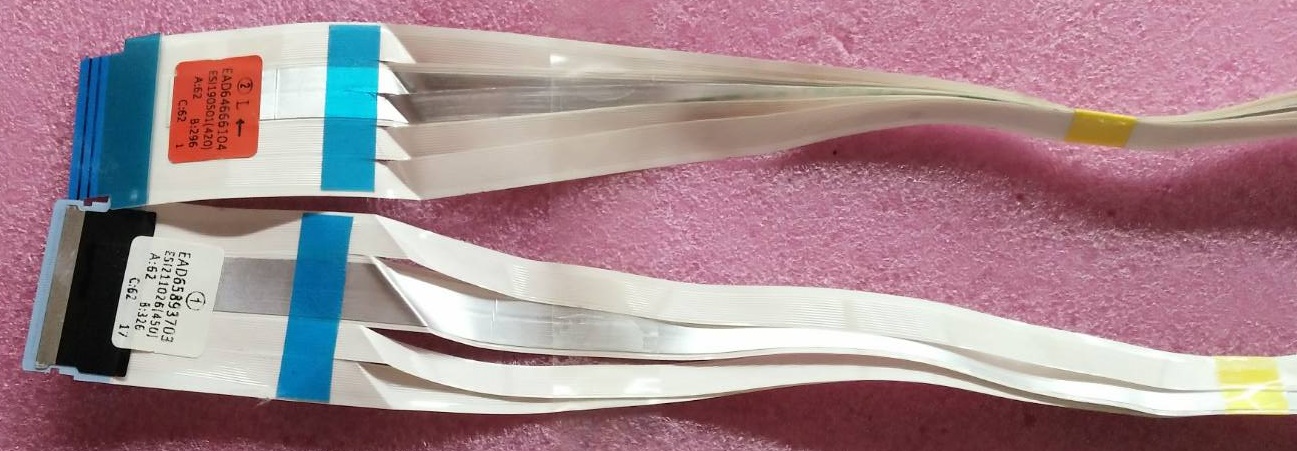 สายแพทีวี LG (แอลจี) ของแท้ถอดจากเครื่อง พาร์ทEAD65893703 EAD65893704 ใช้กับรุ่น55UP7700PTC 55UP7750PTB 55UQ8000 55UQ8050 55UQ7500