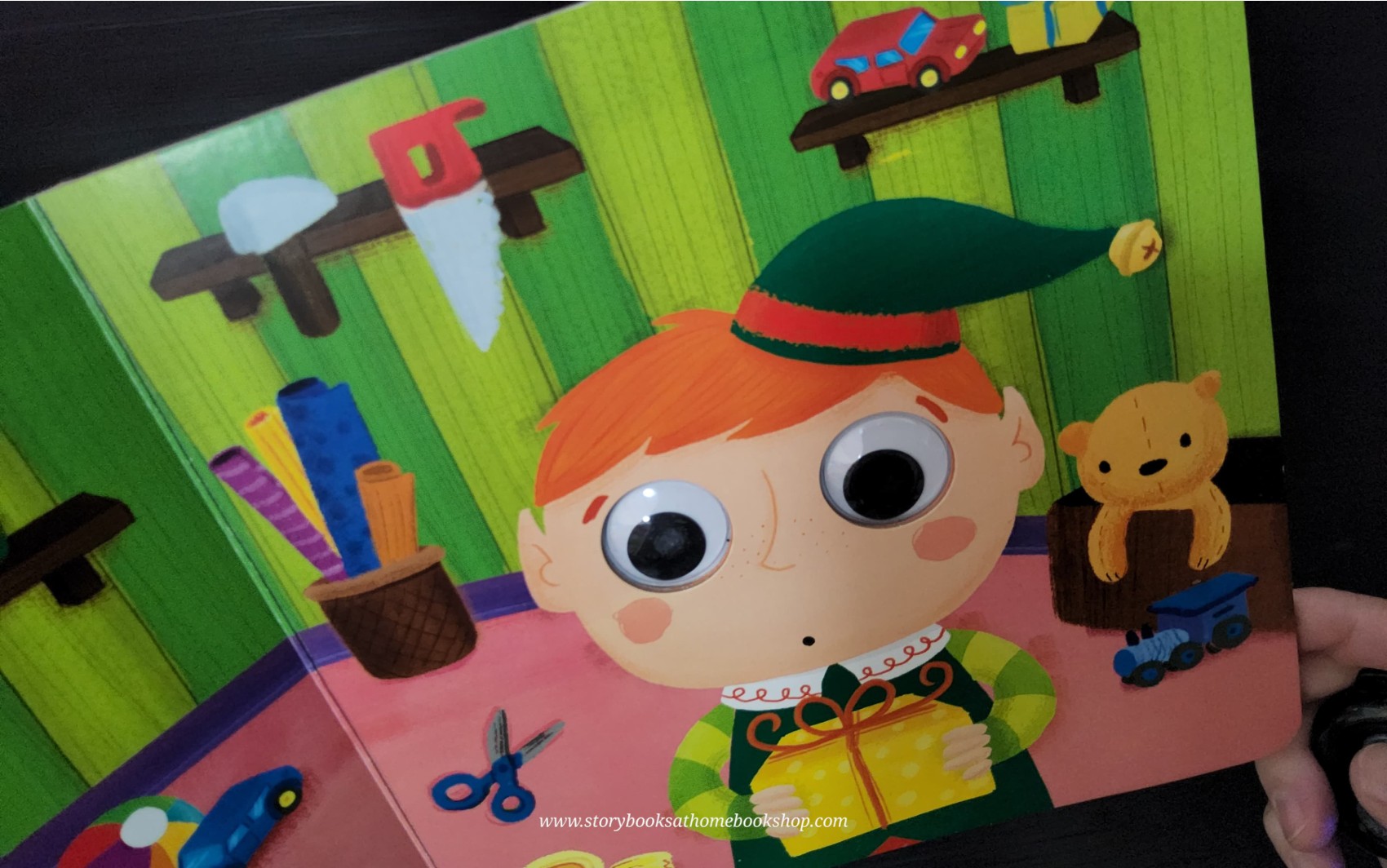 FESTIVE WOBLLY EYES BOARD BOOK ** 🍓🍓JOLLY SANTA'S BIG DELIVERY