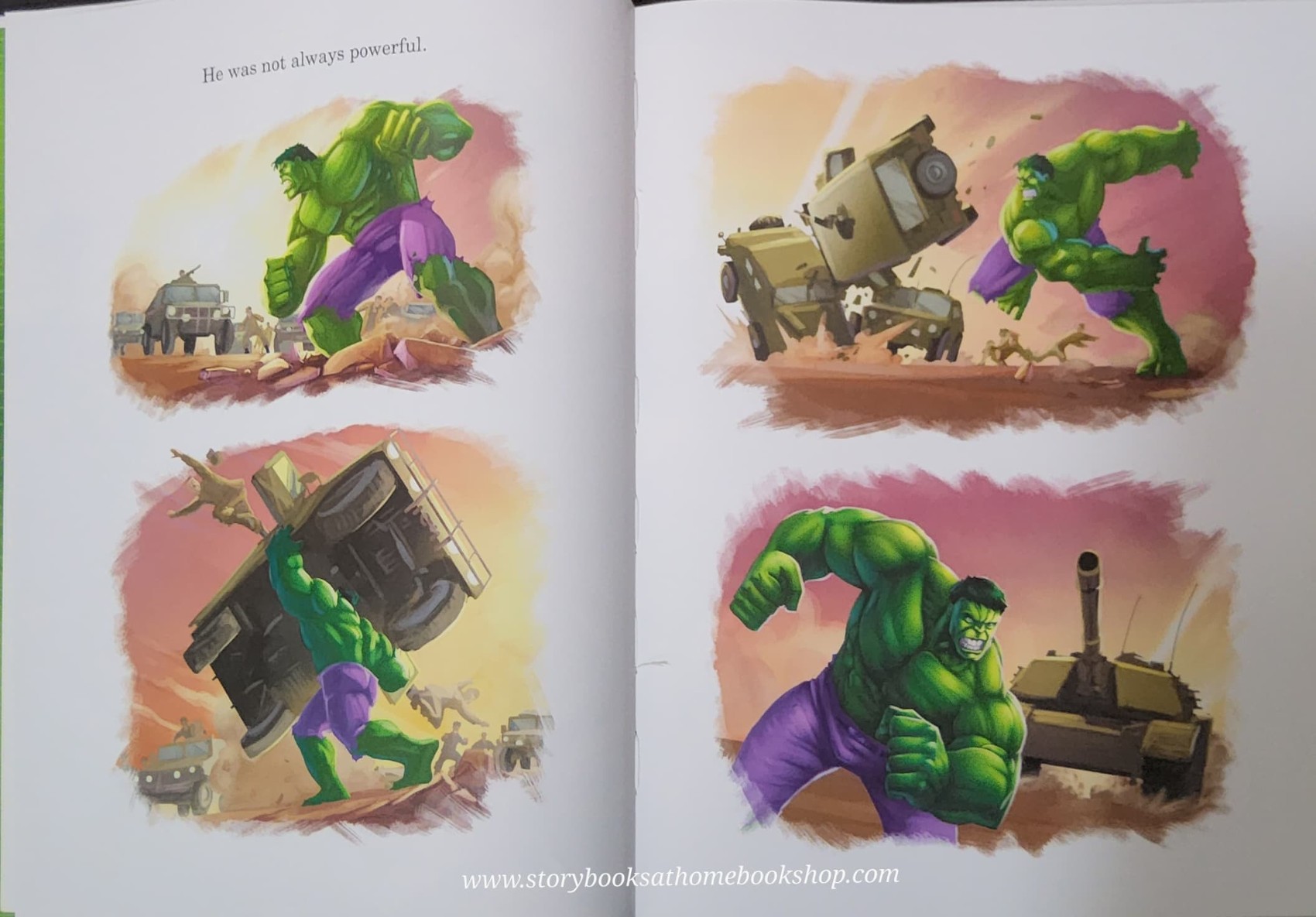 หนังสือนิทานปกแข็ง** 🍓🍓MARVEL AVENGERS ASSEMBLE HULK AN ORIGINAL STORY