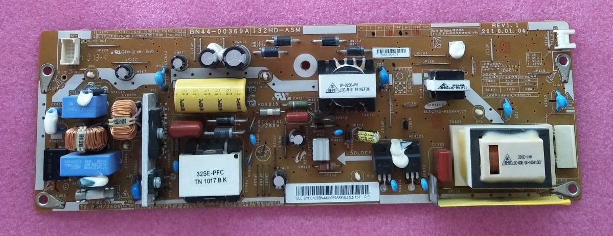 POWER SUPPLY SAMSUNG (ซัพพลาย ซัมซุง) อะไหล่แท้/ของถอดพร้อมใช้งาน พาร์ท :BN44-00369A :BN44-00369C รุ่น LA32C350D1