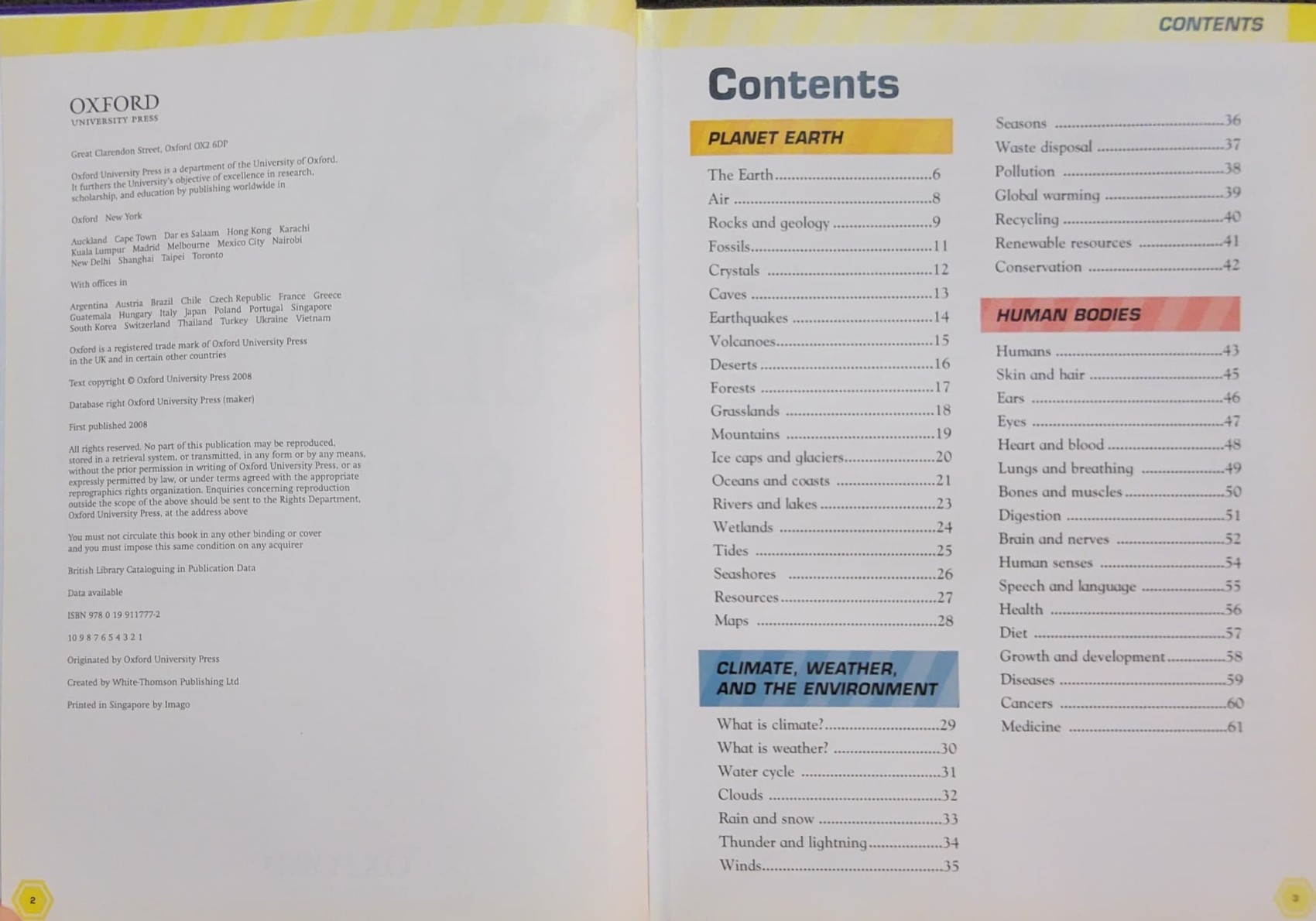 KNOWLEDGE BOOK** ♥️♥️OXFORD THE UNTIMATE BOOK OF SCIENCE