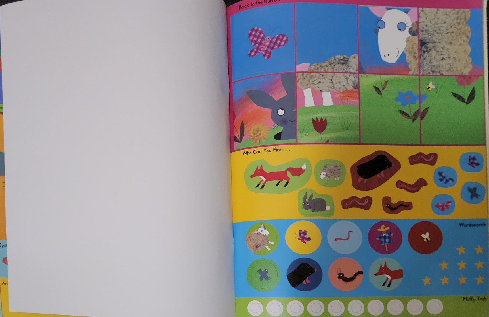 ACTIVITIES BOOK** ♥️THE RHYMING RABBIT BY JULIA DONALDSON.LYDIA MONKS STICKER ACTIVITY (OVER 400 STICKERS)