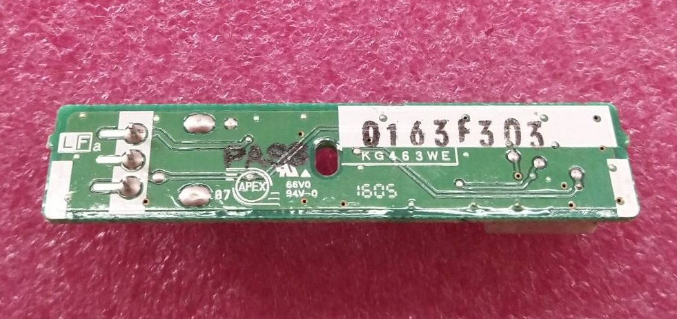 คีย์รับรีโมทย์ทีวี ชาร์ป(SHARP) ของแท้ถอดจากเครื่อง รุ่นLC-40LE275X พาร์ทQKIPG463WJTN