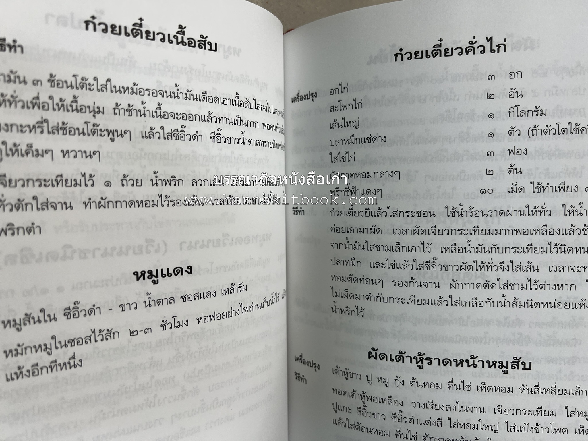 อาหารการกิน (ตำรับอาหาร) หนังสืออนุสรณ์นายสุน แสงวงศ์กิจ ผู้ก่อตั้งกลุ่มบริษัท ส.กิจชัย กรุ๊ป ผู้ผลิตและส่งออกเฟอร์นิเจอร์ไม้ยางพารา.