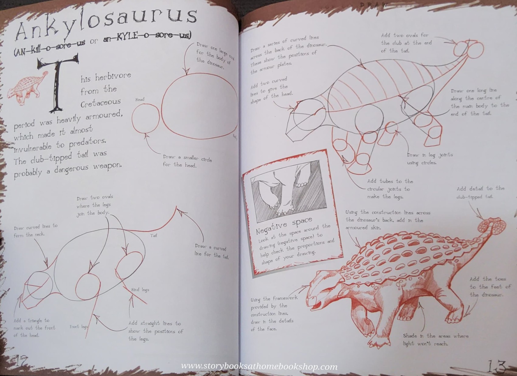 DRAWING BOOK** ð
ðHOW TO DRAW DINOSAURS AND OTHER PREHISTORIC CREATURES