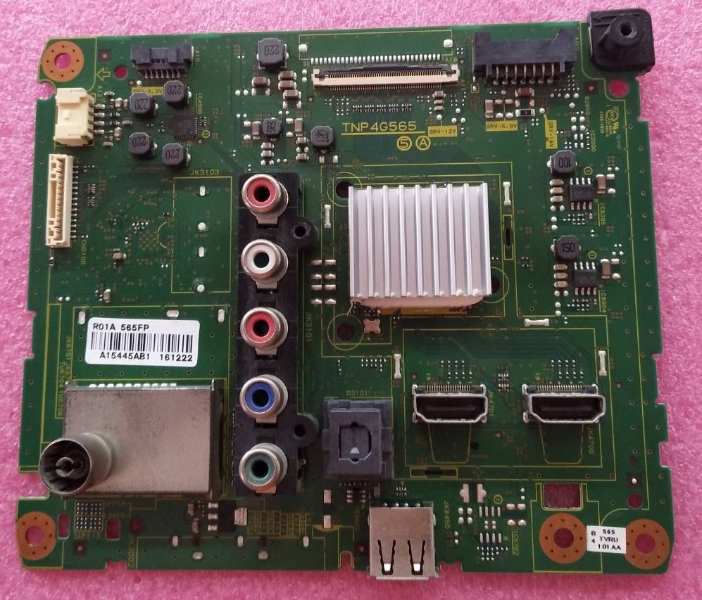 Main Board PANASONIC (เมนบอร์ด พานาโซนิค) ของแท้ถอดจากเครื่อง รุ่น TH-49D410T TH-43D410T พาร์ท TNP4G565