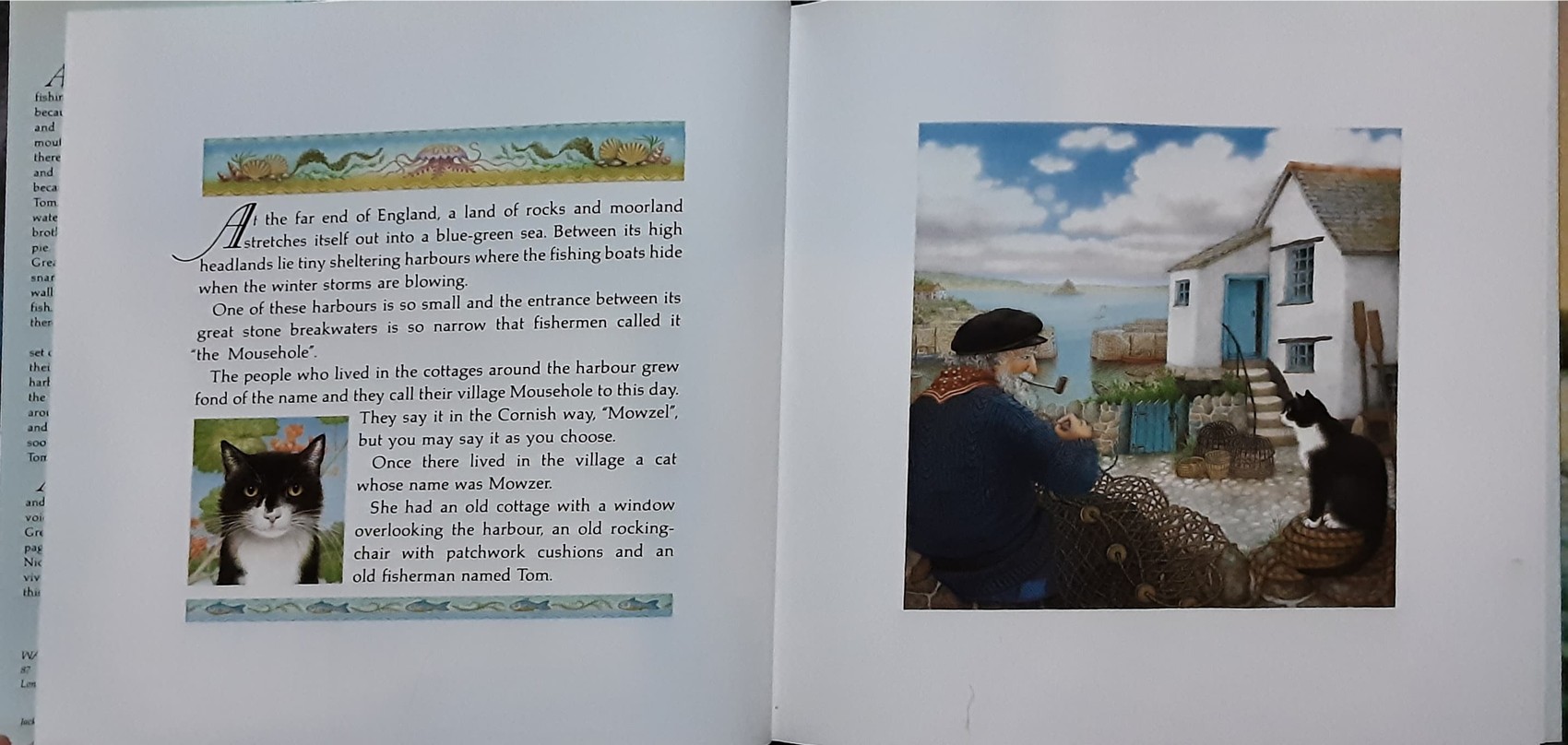 หนังสือนิทานเด็ก ภาษาอังกฤษ ปกแข็ง 🍅🍓THE MOUSEHOLE CAT/Used สภาพ 80-90%