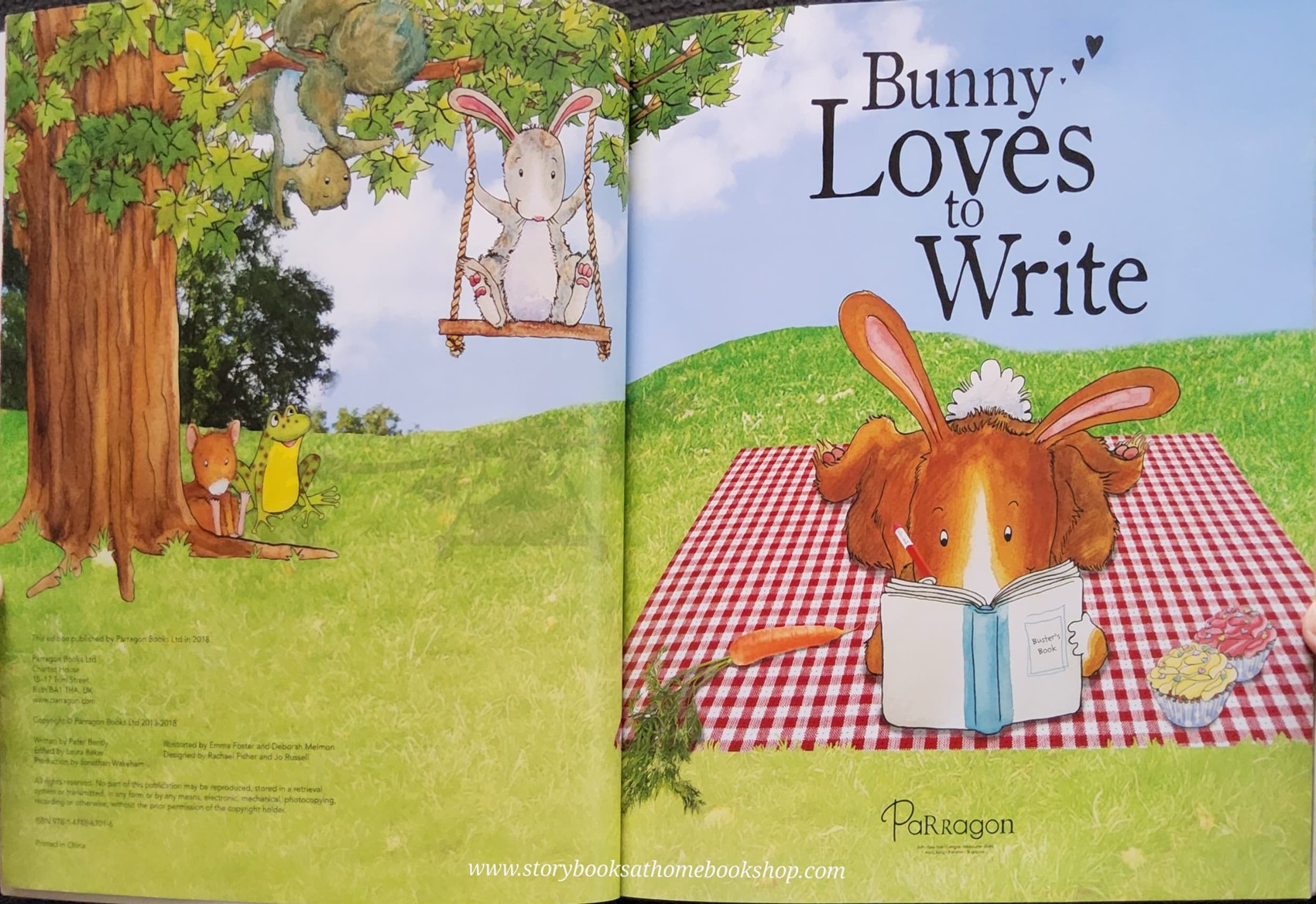 หนังสือนิทานปกอ่อน** 🍅🍓BUNNY LOVES TO WRITE