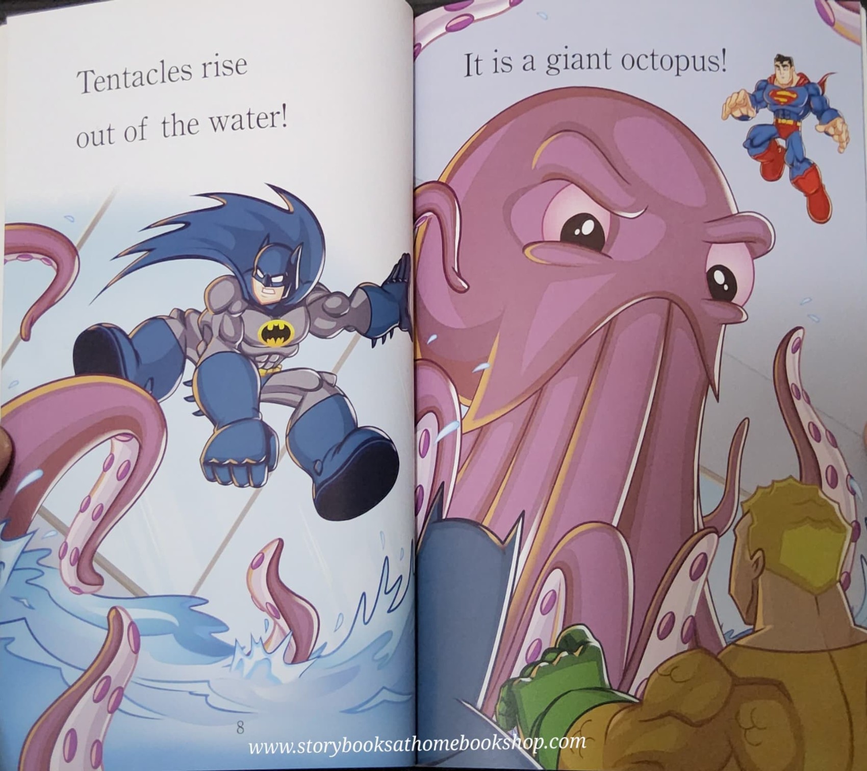 หนังสือนิทานปกอ่อน** 🍅🍓DC SUPER FRIENDS:REPTILE RAMBLE