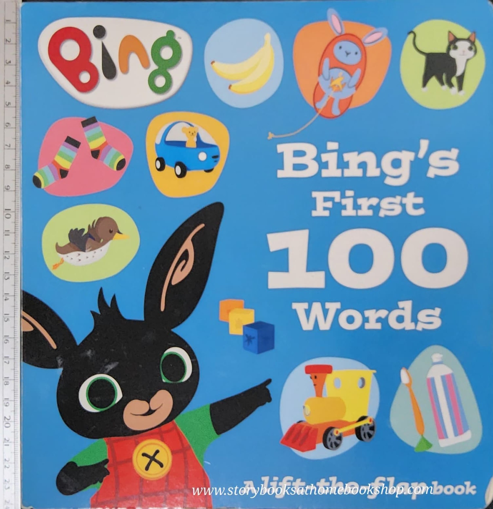 FLAP BOARD Book** 🍅🍅BING'S FIRST 100 WORDS (A LIFT THE FLAP)