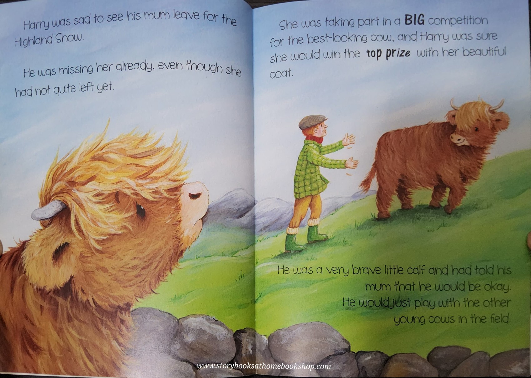 หนังสือนิทานปกอ่อน ** 🍅🍓HARRY THE HIGHLANDER UP THE GLEN