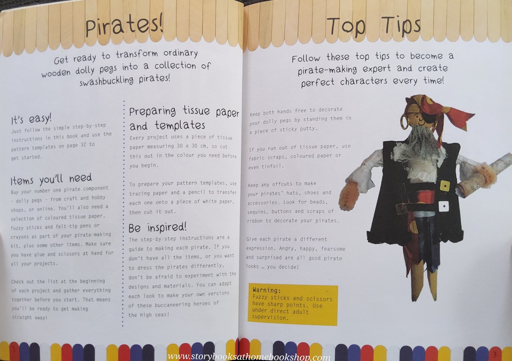 ACTIVITIES BOOK** ð
ðDOLLY PEG PIRATES CRAFT BOOK