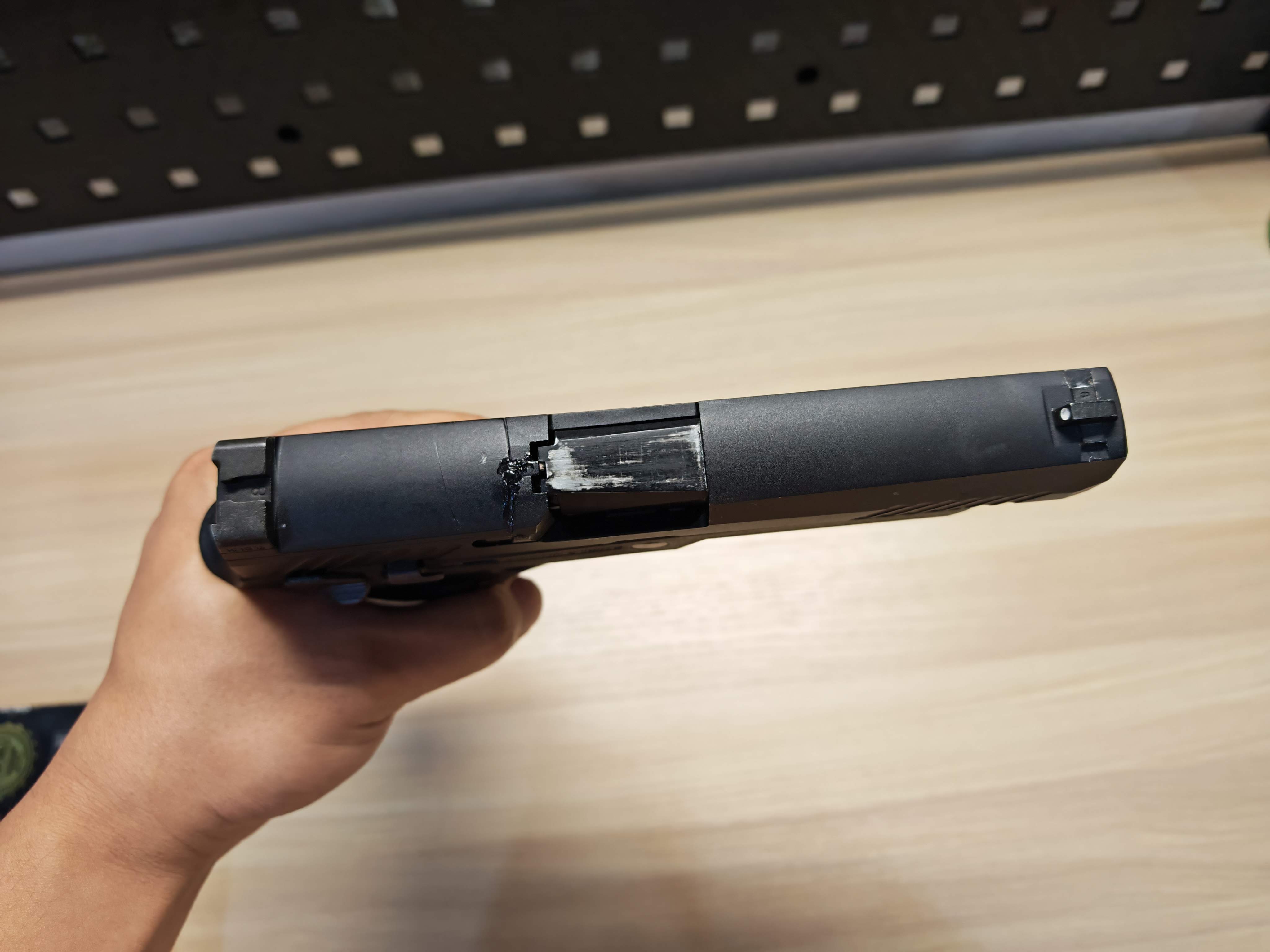 WE Sig Sauer P320 M17 GBB BB Gun บีบีกัน แบบแก๊ส ปืนอัดลม มือสอง Airsoft Gun