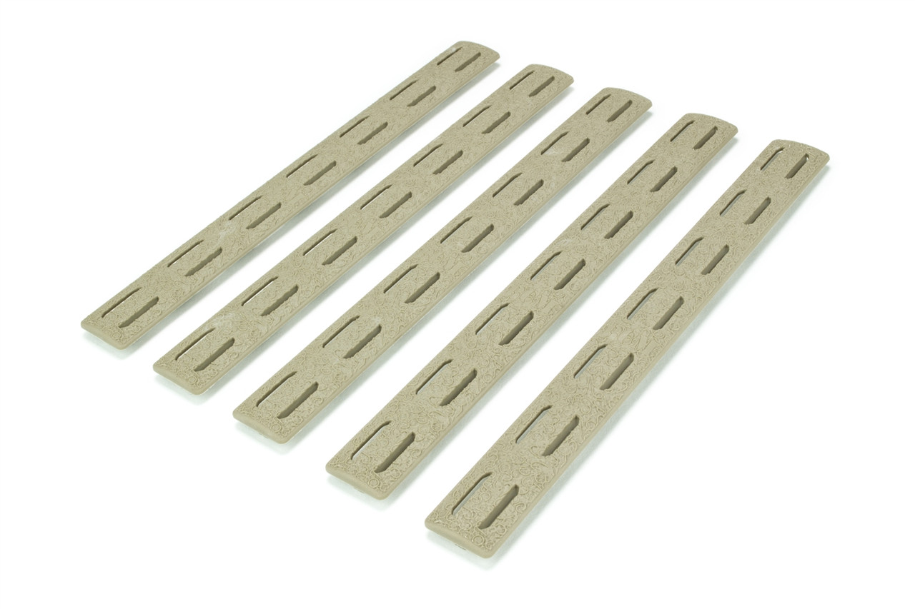 BCM GUNFIGHTER™ - M-LOK Rail Cover Kit, 5.5-inch (1ชุด 5ชิ้น) (สีFDE)