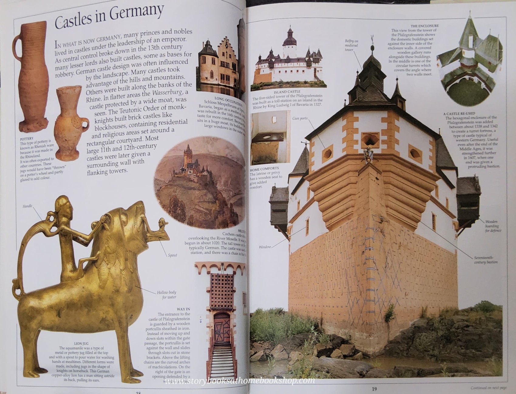 KNOWLEDGE BOOK** ♥️DK EYEWITNESS GUIDES:CASTLE