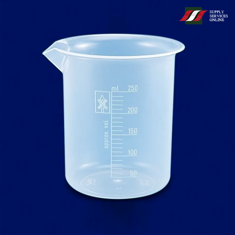 บีกเกอร์พลาสติก, GRADUATED BEAKERS Low Form, PP