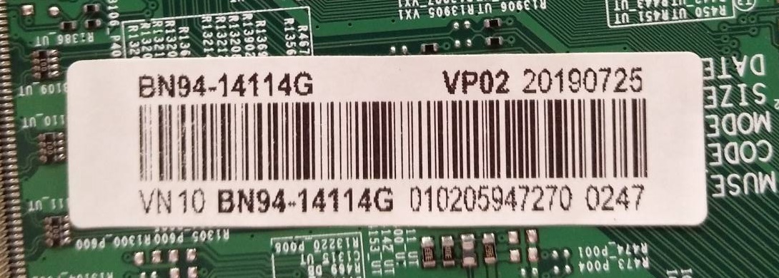 เมนบอร์ดซัมซุง (Mainboard Tv Samsung) มือสองพร้อมใช้งาน ใช้กับรุ่น UA55RU7300K พาร์ท BN94-14114G BN94-00035G