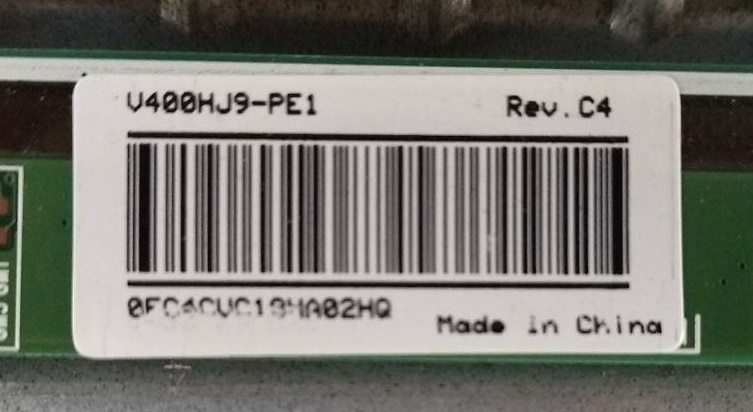 เมนบอร์ดทีวี นาโน NANO ของแท้ถอแดจากเครื่อง รุ่นLTV-4001 พาร์ท TP.MS3663S.PB765(T) เบอร์ทีบาร์ V400HJ9-PE1