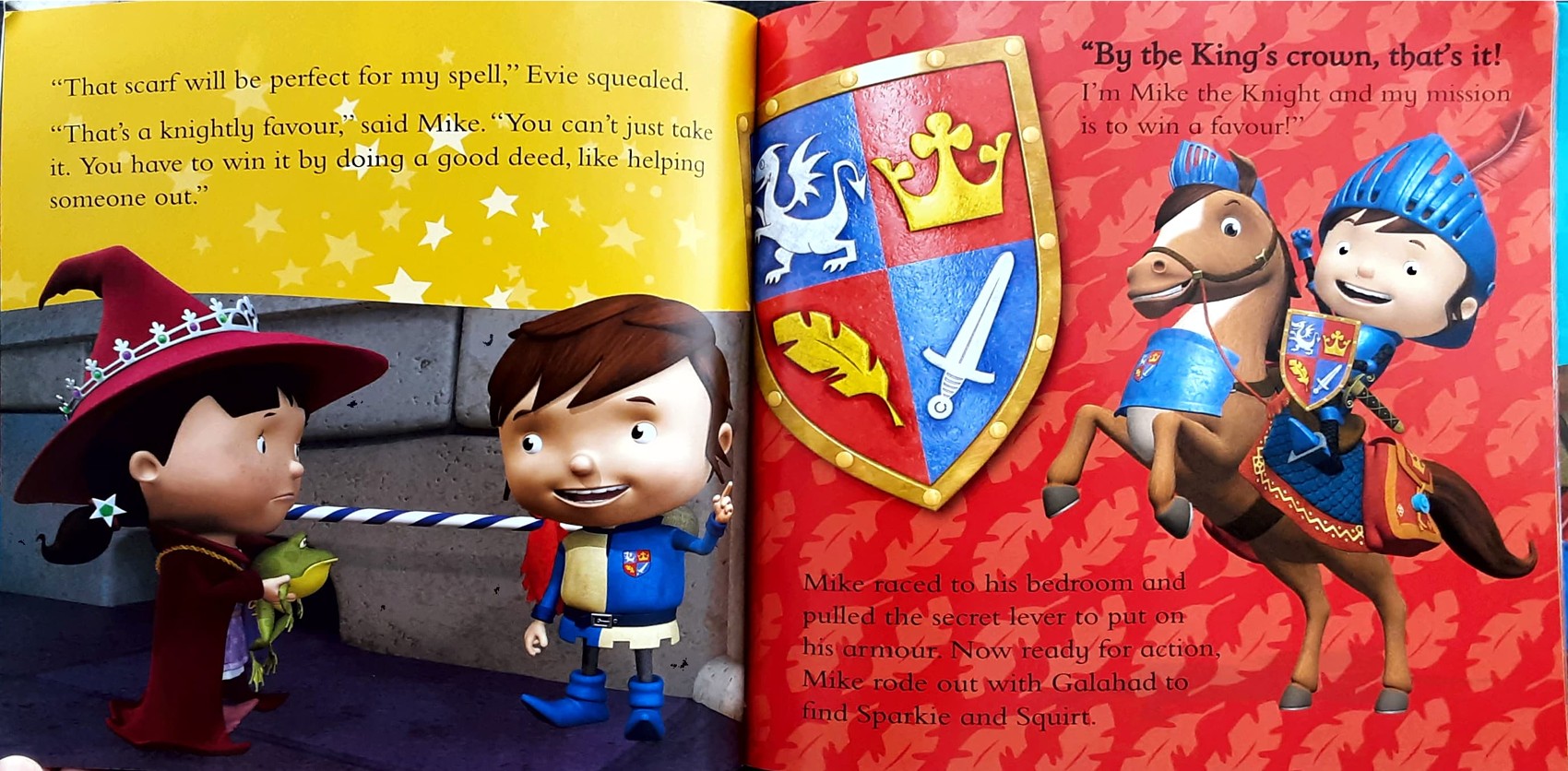 หนังสือนิทานปกอ่อน 🍅🍓 MIKE THE KNIGHT AND THE Fluttering Favour