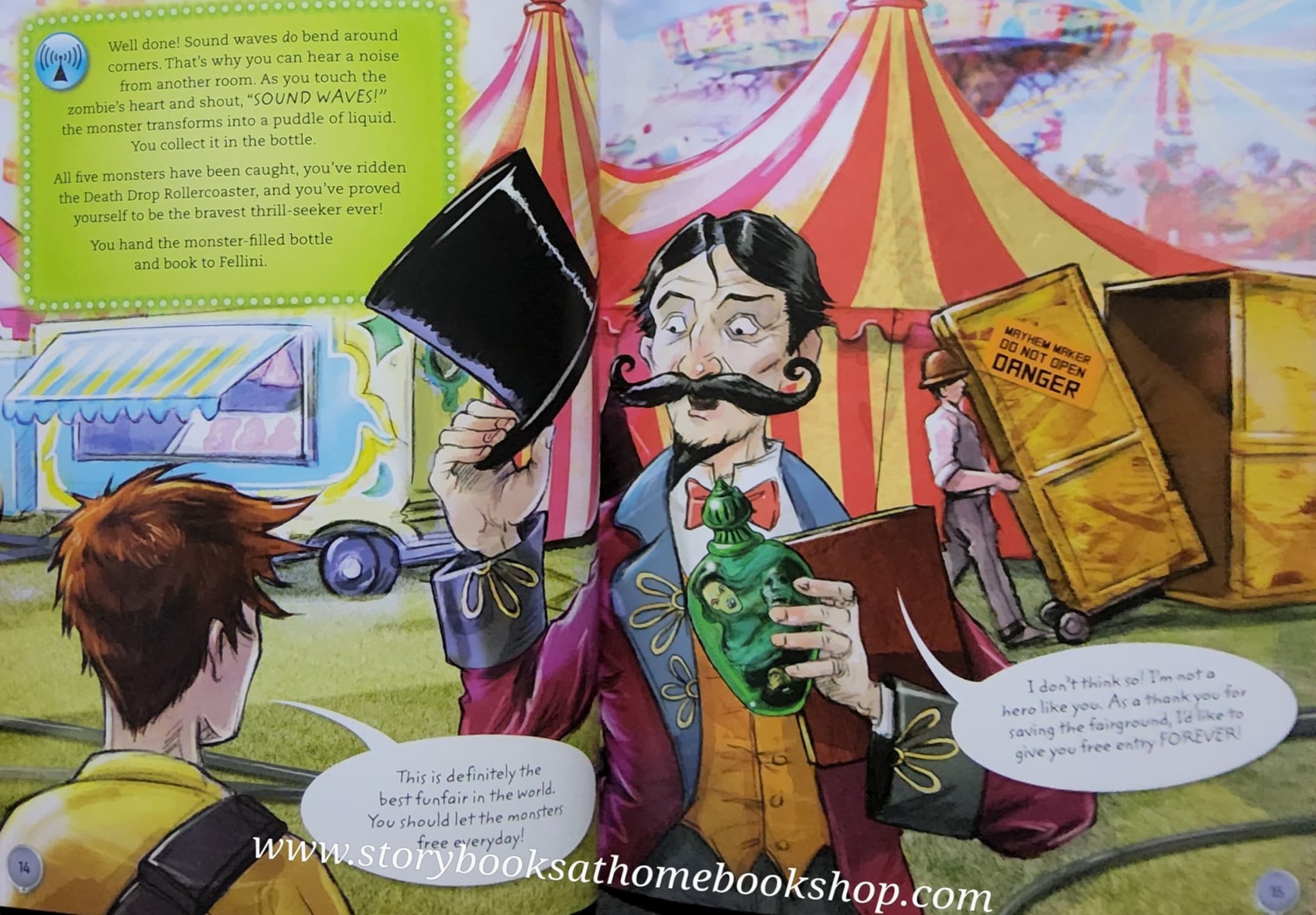 หนังสือนิทานปกอ่อน** 🍅SCIENCE QUEST FUNFAIR FRIGHT♥️♥️