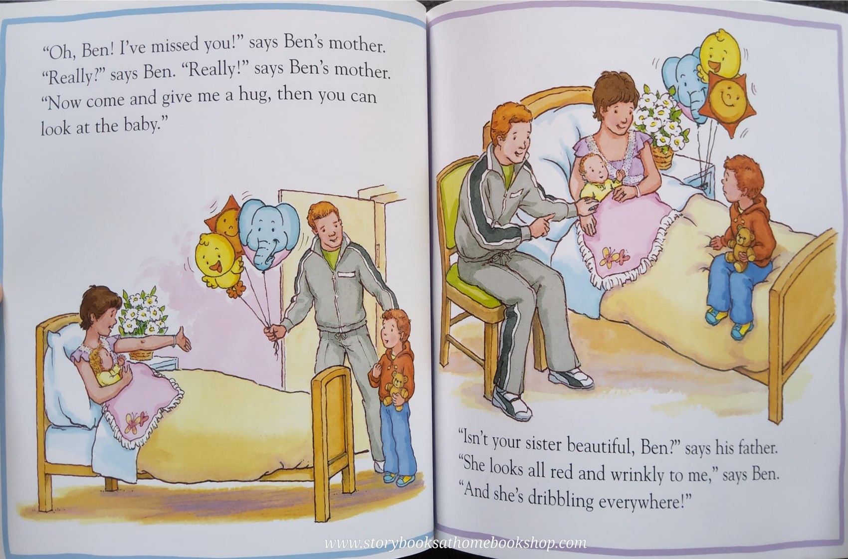 หนังสือนิทานปกอ่อน** 🍅🍓FIRST EXPERIENCES: BEN GETS A NEW BABY