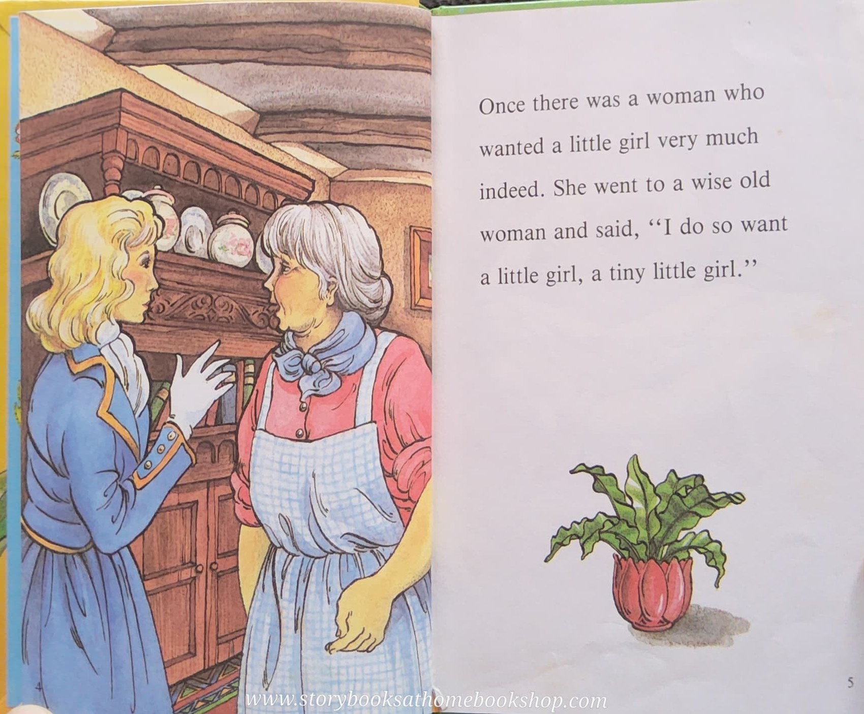 หนังสือนิทานปกแข็ง ** ♥️♥️WELL-LOVEDE TALES THUMBELINA