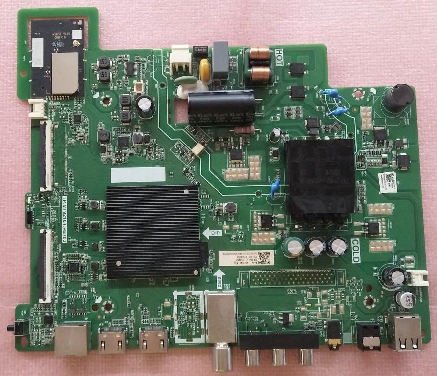เมนบอร์ดทีวี โตชิบ้า TOSHIBA ของแท้มือสองพร้อมใช้งาน รุ่น43V35MP พาร์ทบอร์ด TP.MT9216T.PB703