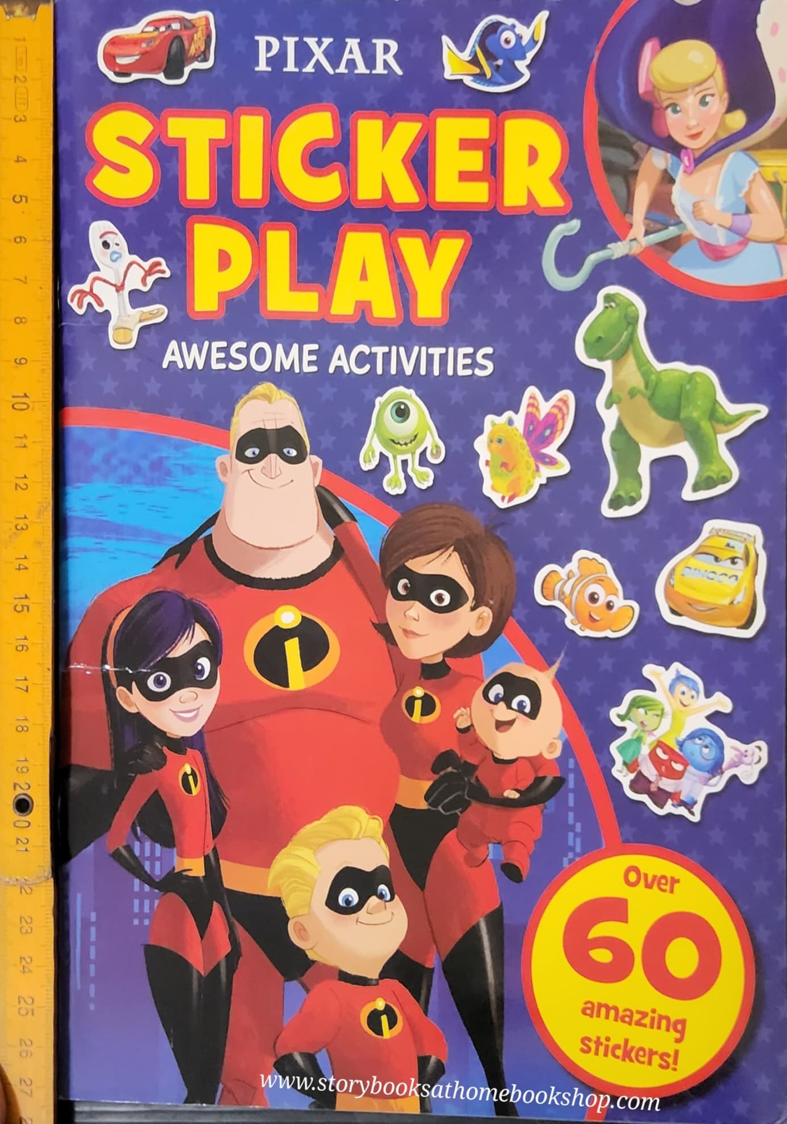 ACTIVITIES BOOK** 🍅🍅PIXAR STICKER PLAY AWESOME ACTIVITIES