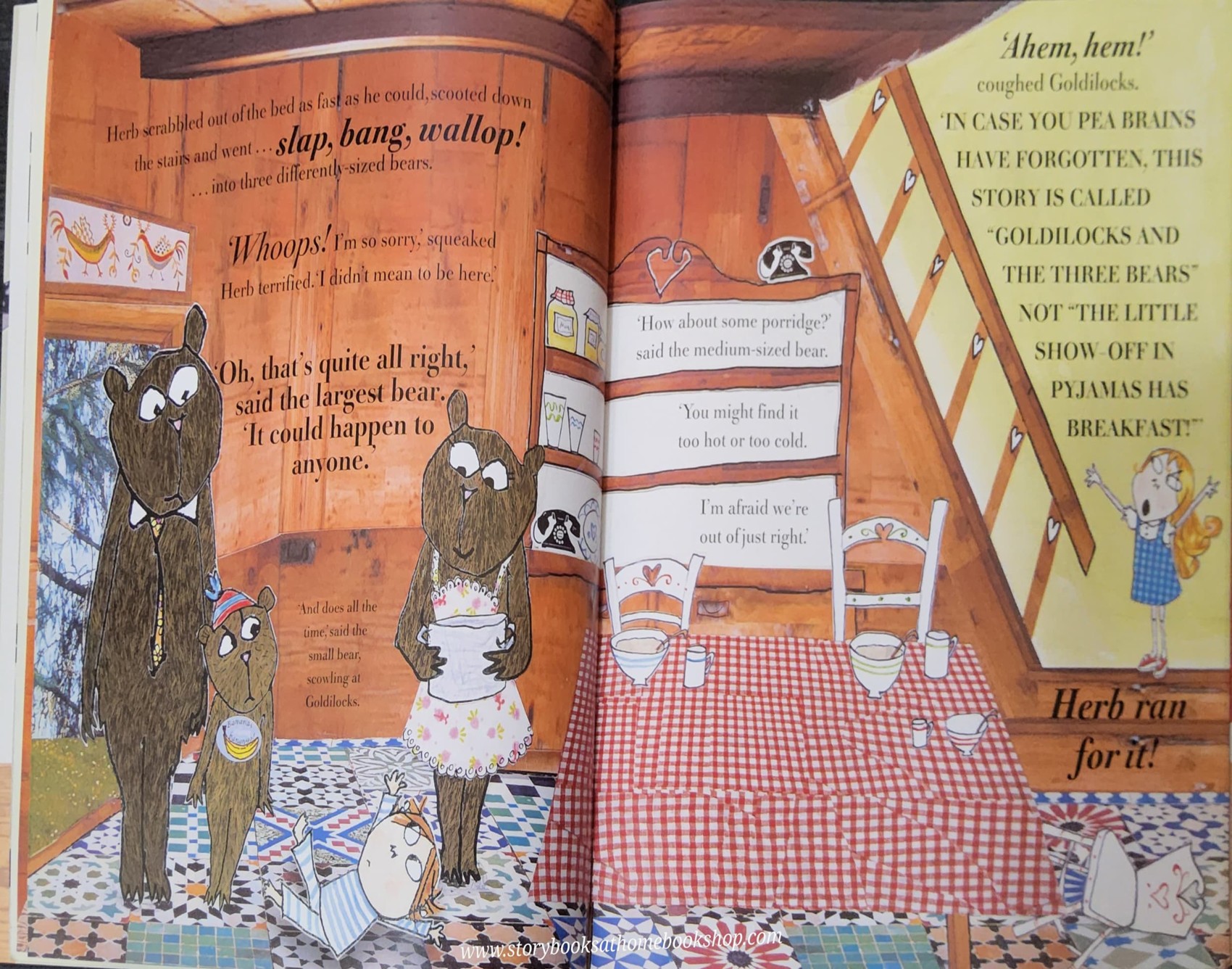 หนังสือนิทานปกอ่อน** 🍅🍓WHO'S AFRAID OF THE BIG BAD BOOK?BY LAUREN CHILD