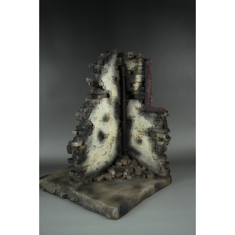 Diorama 1/6 งานฉากไดโอราม่า ฉากซากกำแพงสูง32CM งานผ้า 1/6 12นิ้ว