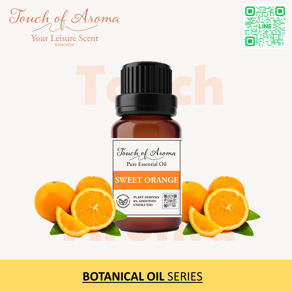SWEET ORANGE ESSENTIAL OIL 100% Pure Natural น้ำมันหอมระเหยลาเวนเดอร์ บริสุทธิ์แท้ 100%
