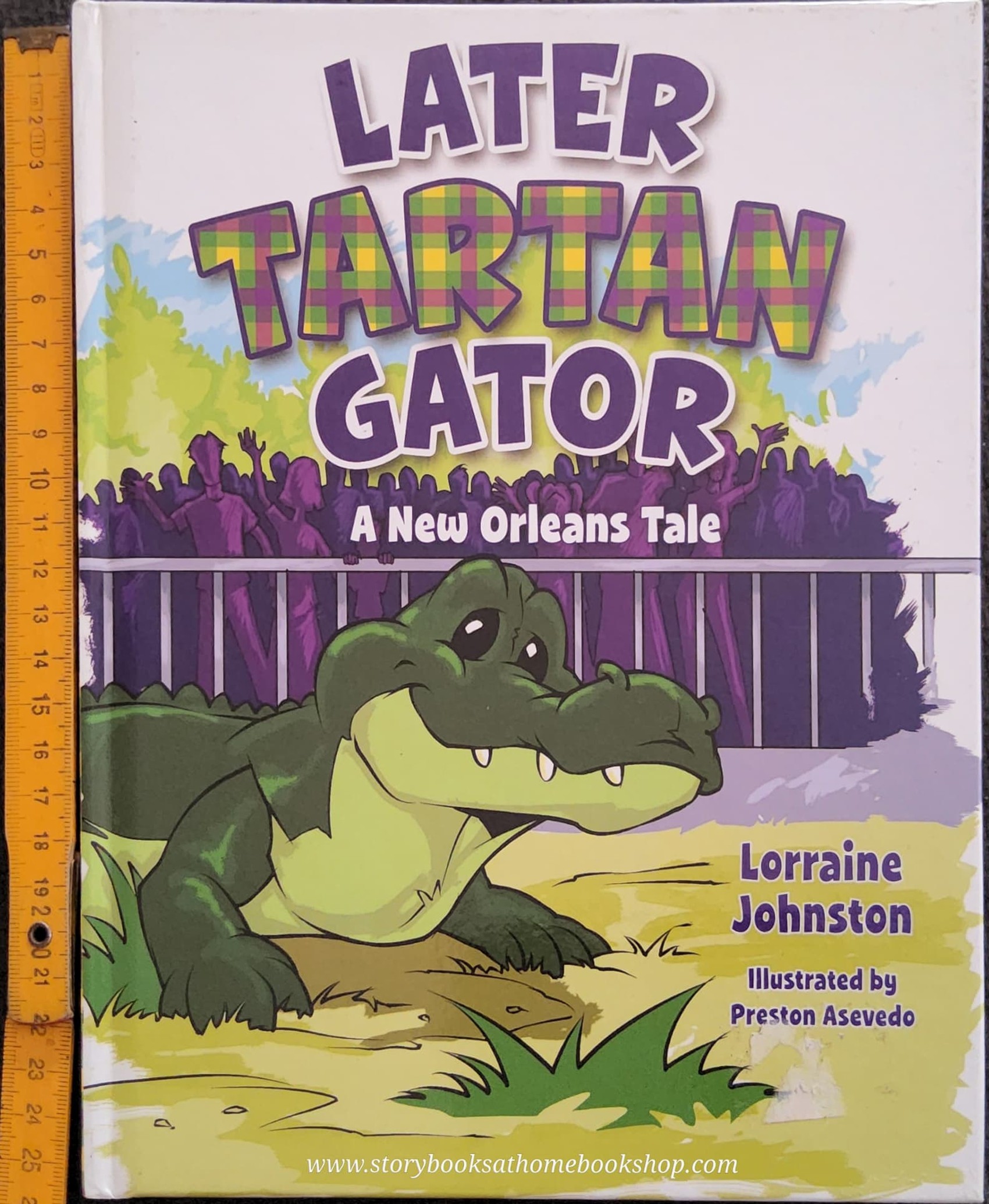 หนังสือนิทานปกแข็ง** 🍓🍓LATER TARTAN GATOR A NEW ORLEANS TALE