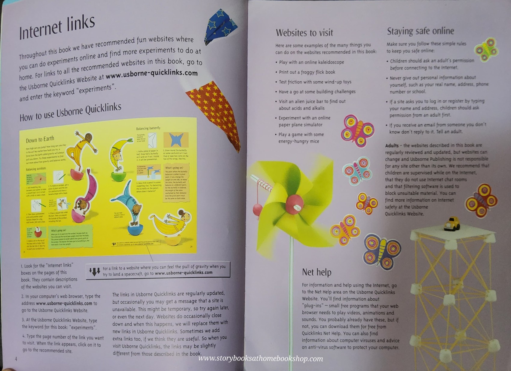 KNOWLEDGE BOOK ** 🍅🍓 USBORNE 100 SCIENCE EXPERIMENTS