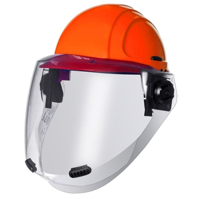 Honeywell Face Shield + Safety Helmet -34HNWAS1200HAT-PP