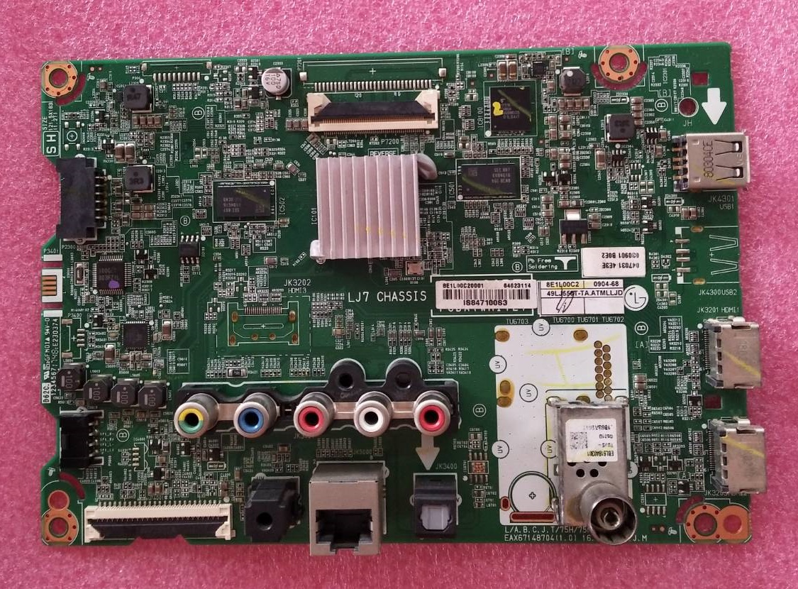 Main Board LG (เมนบอร์ด แอลจี) ของแท้ถอดจากเครื่อง ใช้กับรุ่น 49LJ550T-TA.ATMLLJD
