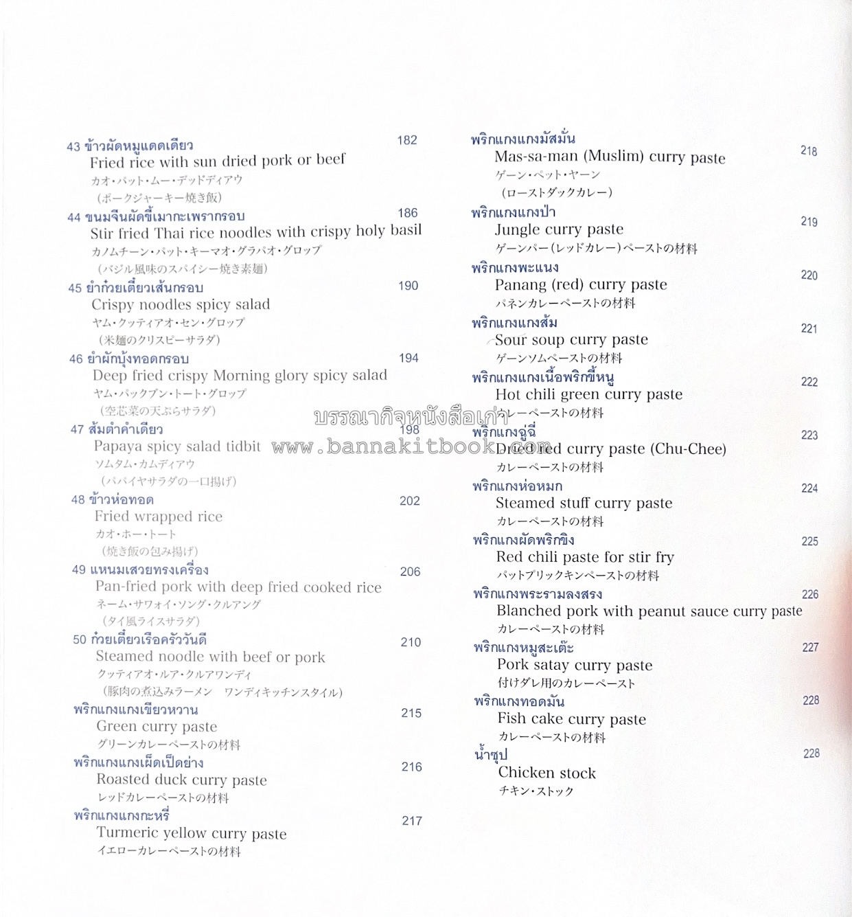 สำรับไทย สู่ครัวโลก (Thai Favourites To World Kitchen) โดย : อาจารย์วันดี ณ สงขลา โรงเรียนครัววันดี (พิมพ์ภาษาไทย อังกฤษ ญี่ปุ่น).