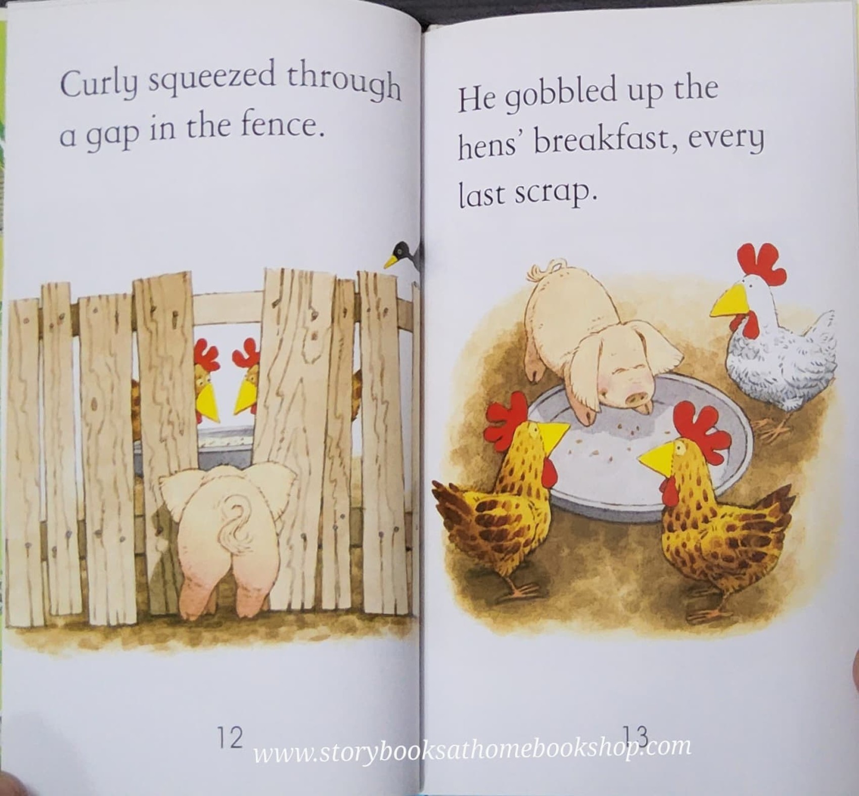 หนังสือนิทานปกแข็ง** ♥️USBORNE FIRST READING: FARMYARD TALES PIG GETS STUCK