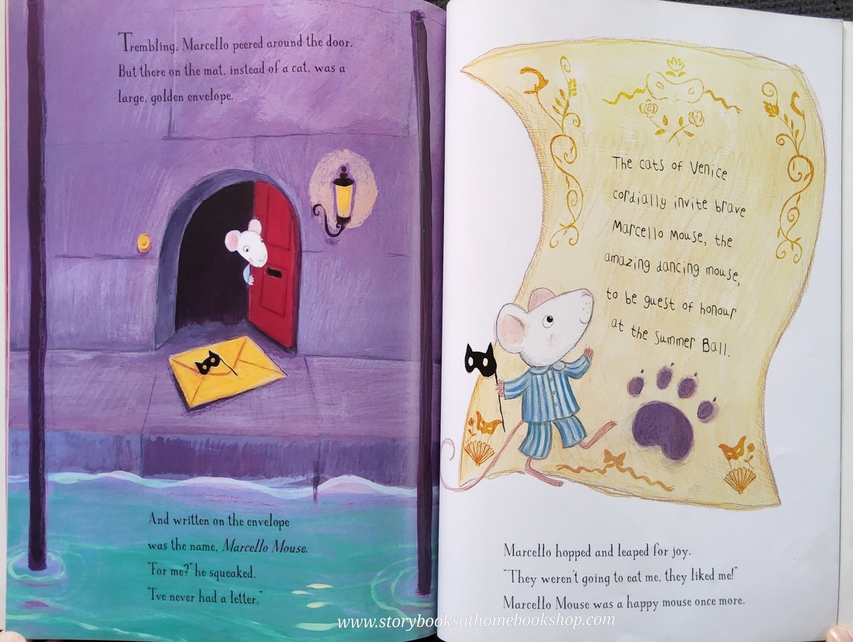 หนังสือนิทานปกอ่อน** 🍅🍓MARCELLO MOUSE AND THE MASKED BALL