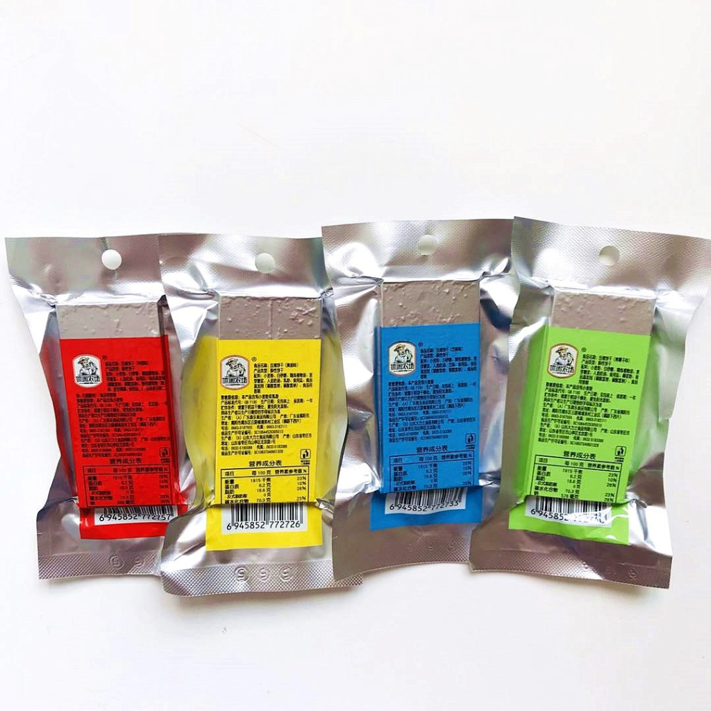 อาหารฉุกเฉินอัดแท่ง เดินป่า แคมป์ปิ้ง ออกกำลังกาย อาหารทหาร ให้พลังงานสูง Energy bar Haofeng (1ซอง42กรัม) MRE