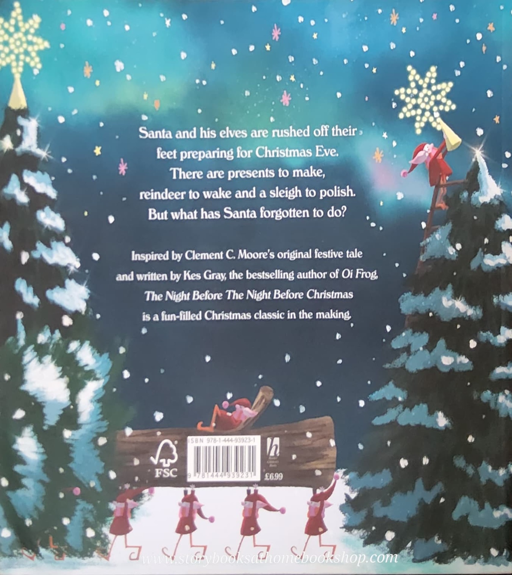 หนังสือนิทานปกอ่อน** 🍅🍓THE NIGHT BEFORE CHRISTMAS BY KES GRAY AND CLAIRE POWELL