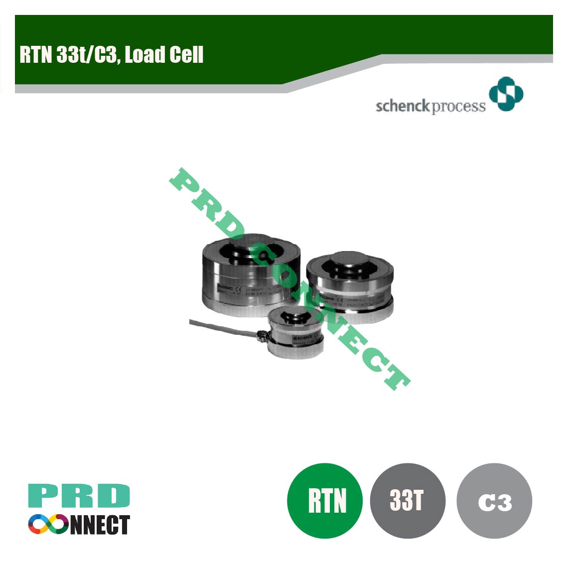 RTN 33T/C3, SCHENCK LOAD CELL