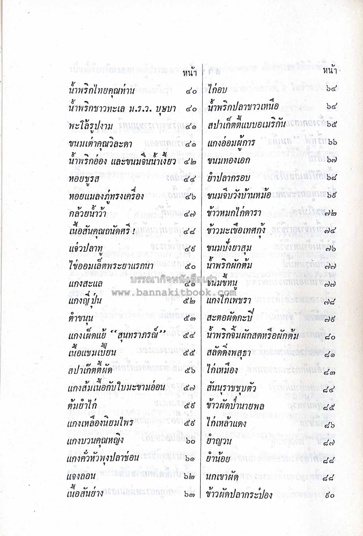 ตำราอาหารชุดพิเศษ ของกลุ่มนักข่าวหญิง ตำรับอาหารของพระราชวงศ์ บุคคลสำคัญผู้มีชื่อเสียง.