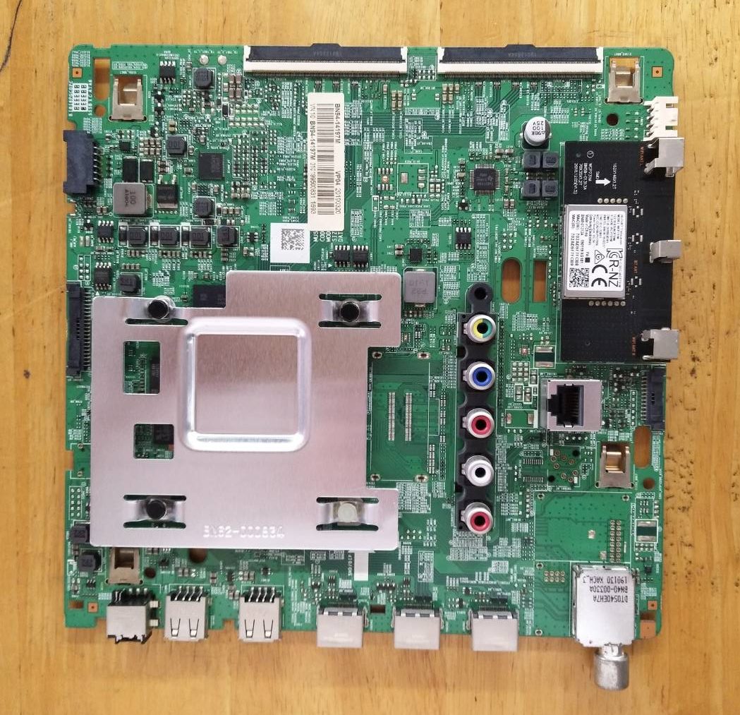 เมนบอร์ดทีวีซัมซุง/อะไหล่ทีวีซัมซุง(Mainboard TV SAMSUNG) อะไหล่แท้/มือสองพร้อมใช้งาน ใช้กับรุ่นUA55RU7100KXMR :UA55RU7100KXXT พาร์ท BN94-14197M :BN94-12513M :BN94-15016L