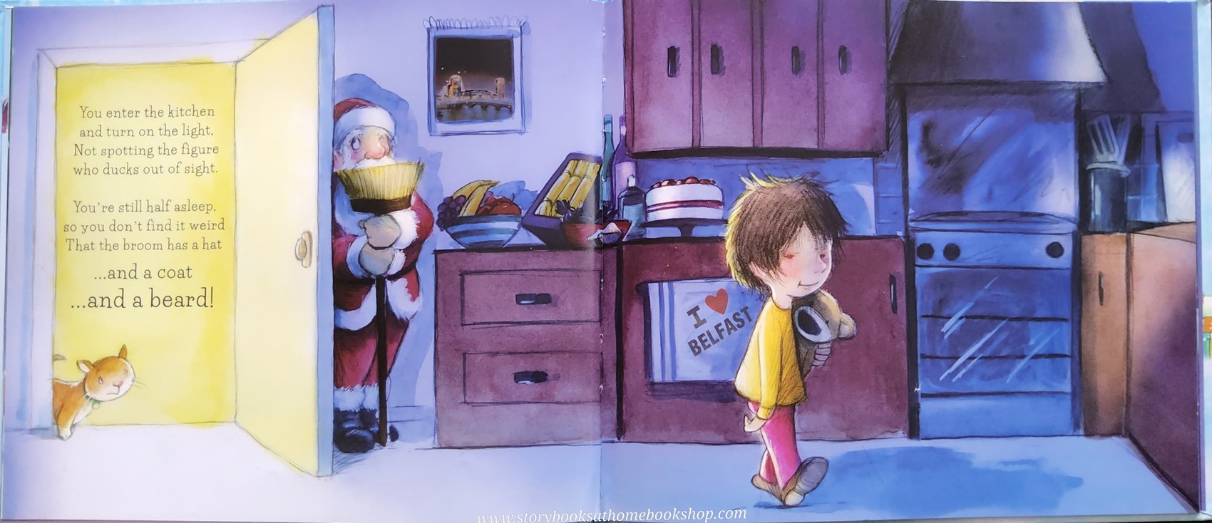 หนังสือนิทานปกแข็ง* 🍓🍓SANTA'S SLEIGH IS ON ITS WAY TO BELFAST