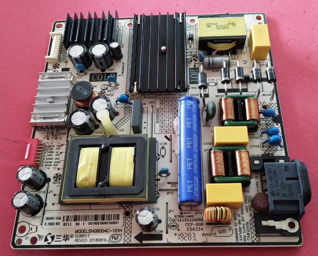 POWER SUPPLY ACONATIC (ซับพลาย อะโคเนติค) อะไหล่แท้/ของถอด ใช้กับรุ่น 55RS541AN พาร์ท SHG6004C-101H