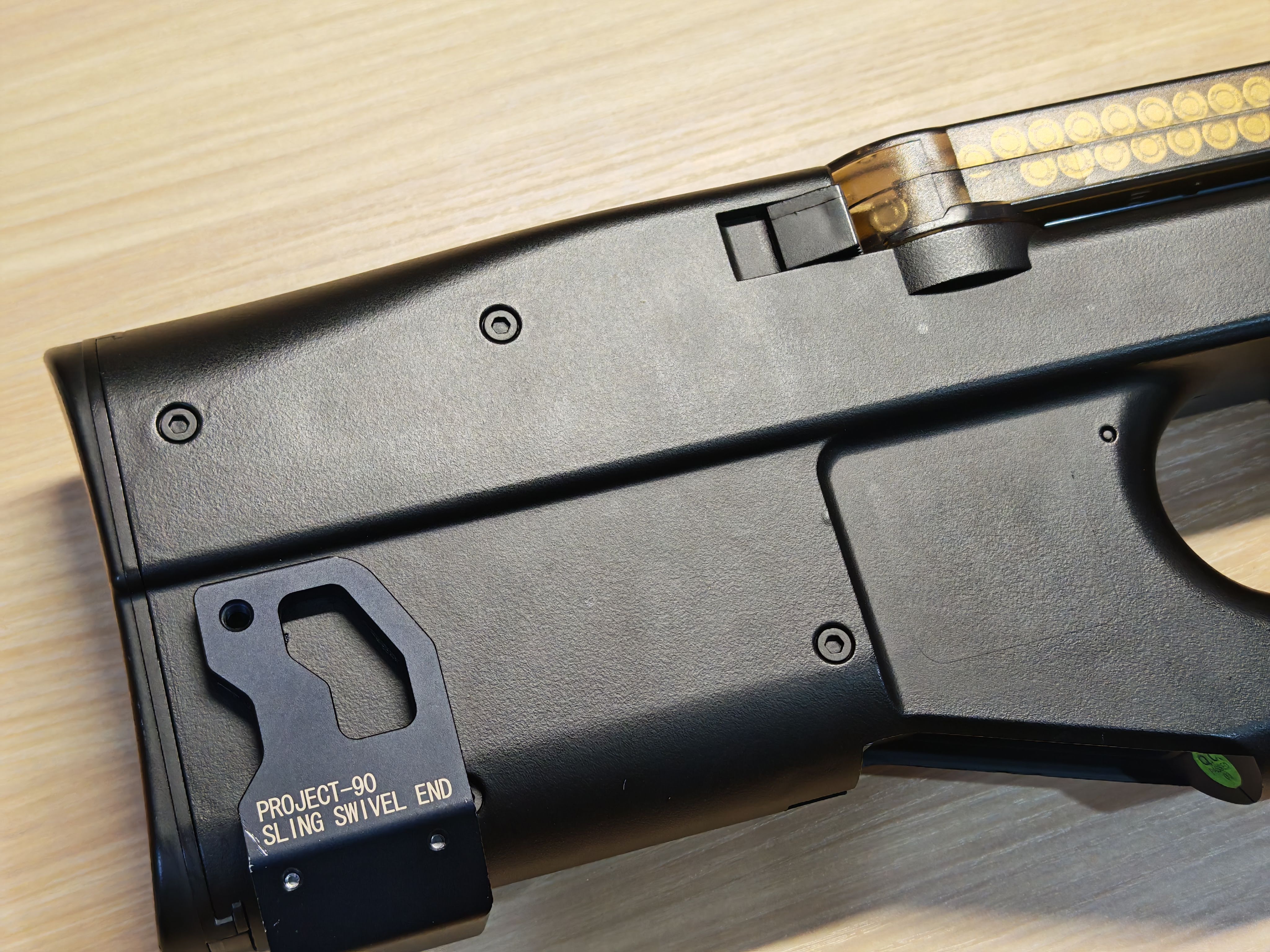 Double Bell 810 P90 แต่งภายใน AEG BB Gun บีบีกัน Airsoft Gun ปืนอัดลม ปืนยาวไฟฟ้า มือสอง