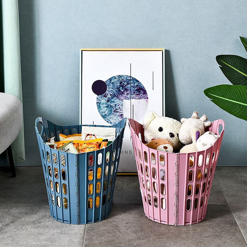Foldable laundry basket ตะกร้าผ้า พลาสติก พับได้ 50×36×39 cm